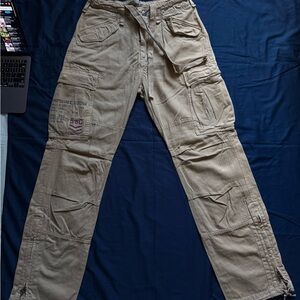 Sakis Rouvas Discontinued Tan Cargo Pants